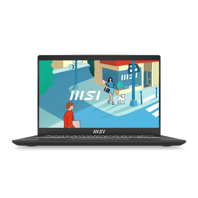 MSI Modern 14 C7M-270PH Laptop (Classic Black) | 14" FHD (1920x1080) IPS | Ryzen 5 7530U | 16GB RAM | 512GB SSD | RX Vega Graphics | Windows 11 Home | MSI Sleeve Bag GP