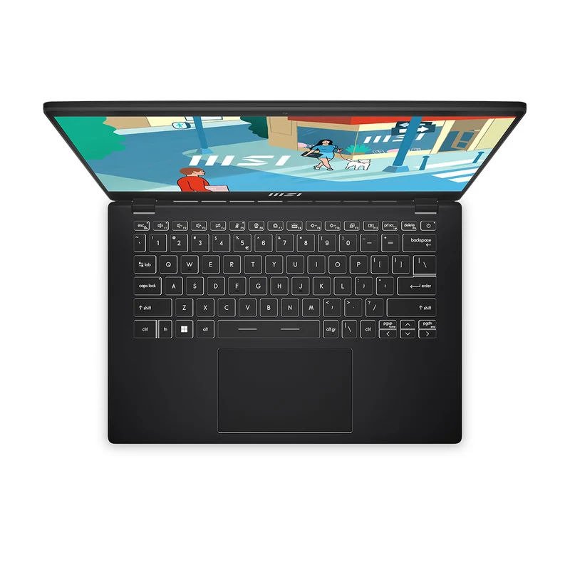 MSI Modern 14 C7M-270PH Laptop (Classic Black) | 14" FHD (1920x1080) IPS | Ryzen 5 7530U | 16GB RAM | 512GB SSD | RX Vega Graphics | Windows 11 Home | MSI Sleeve Bag GP