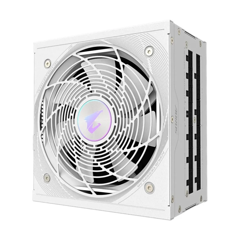 Gigabyte Aorus Elite P1000W 80+ Platinum PG5 Ice PCIe 5.0 Modular Power Supply (White)