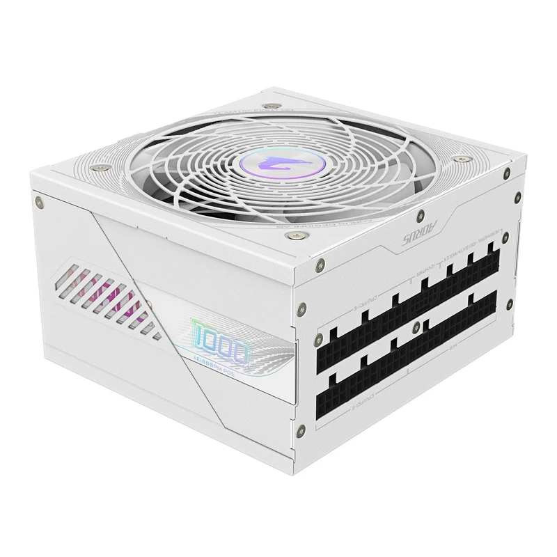 Gigabyte Aorus Elite P1000W 80+ Platinum PG5 Ice PCIe 5.0 Modular Power Supply (White)