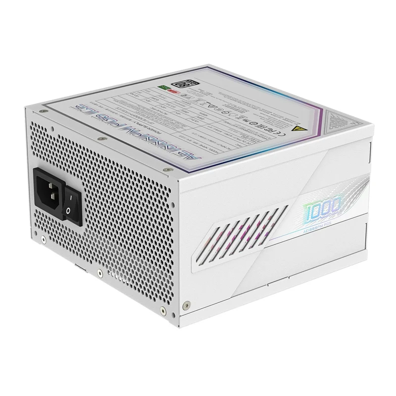 Gigabyte Aorus Elite P1000W 80+ Platinum PG5 Ice PCIe 5.0 Modular Power Supply (White)