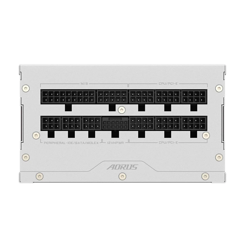 Gigabyte Aorus Elite P1000W 80+ Platinum PG5 Ice PCIe 5.0 Modular Power Supply (White)