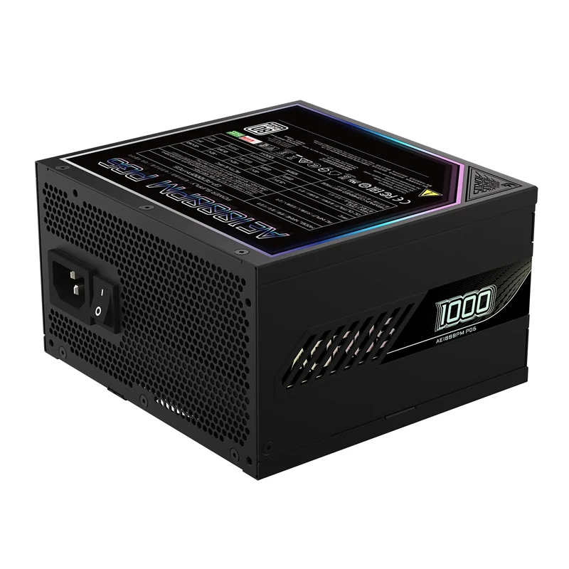 Gigabyte Aorus Elite P1000W 80+ Platinum PG5 PCIe 5.0 Modular Power Supply (Black)