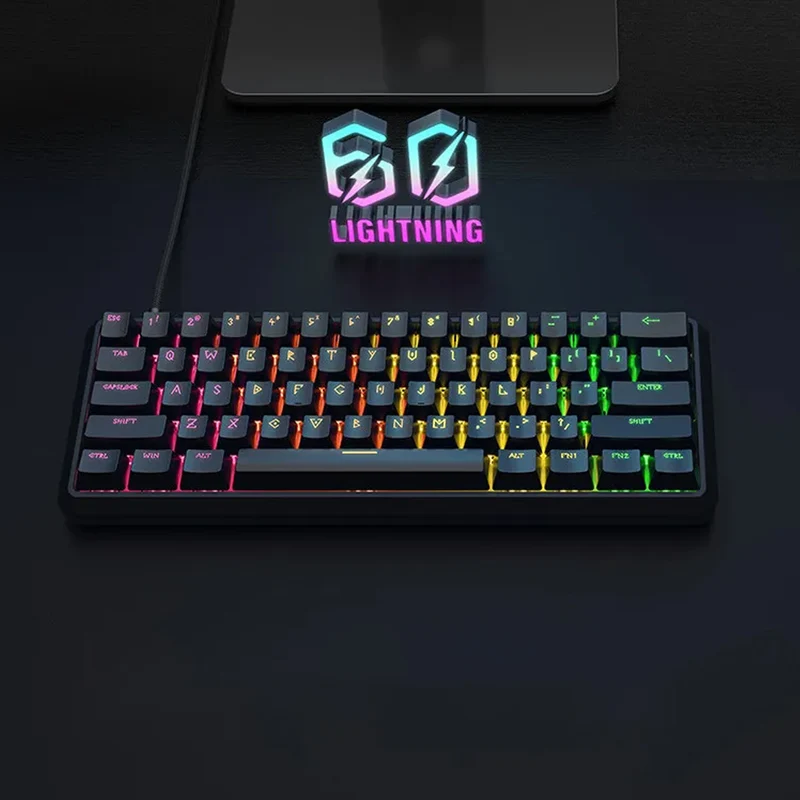 Waizowl Lightning 60 61-Key RGB Magnetic Switch Mechanical Keyboard