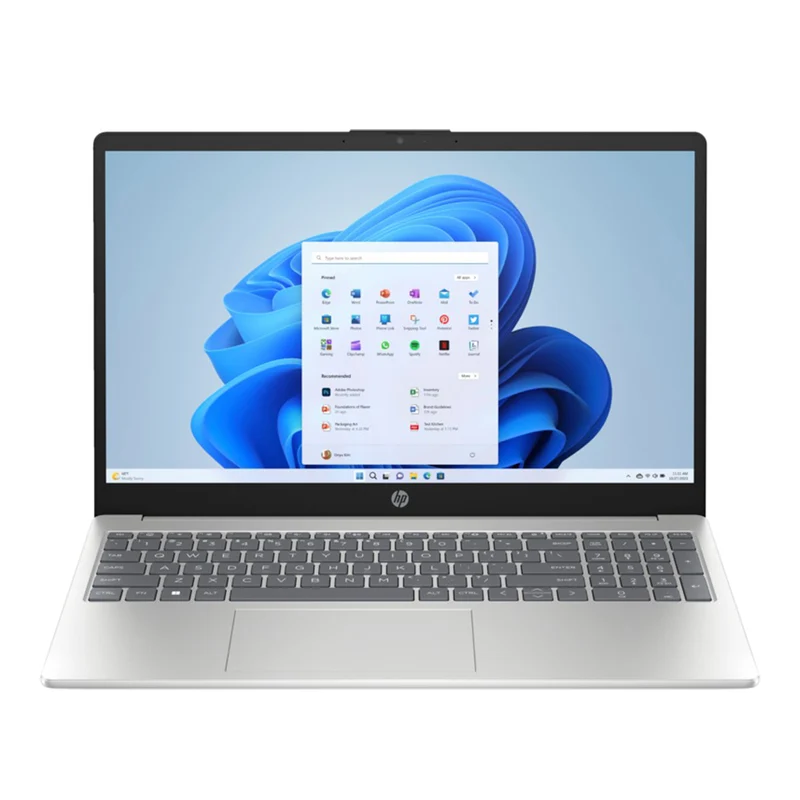 HP 15-FC0261AU Laptop (Natural Silver) | 15.6" FHD (1920x1080) | Ryzen 5 7530U | 16GB RAM | 512GB SSD | AMD Radeon Integrated Graphics | Windows 11 Home | MS Office Home & Student 2021 | HP Prelude Topload Bag
