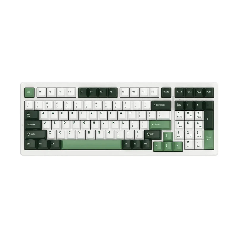 VGN S99 Tri-Mode Hot-Swappable Mechanical Keyboard (Glazing Green) (Aurora Ice Cream Switch)