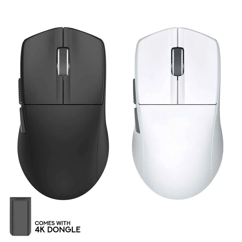E-Yooso X-44 Pro 4K Lightweight Wireless Gaming Mouse (Black, White)