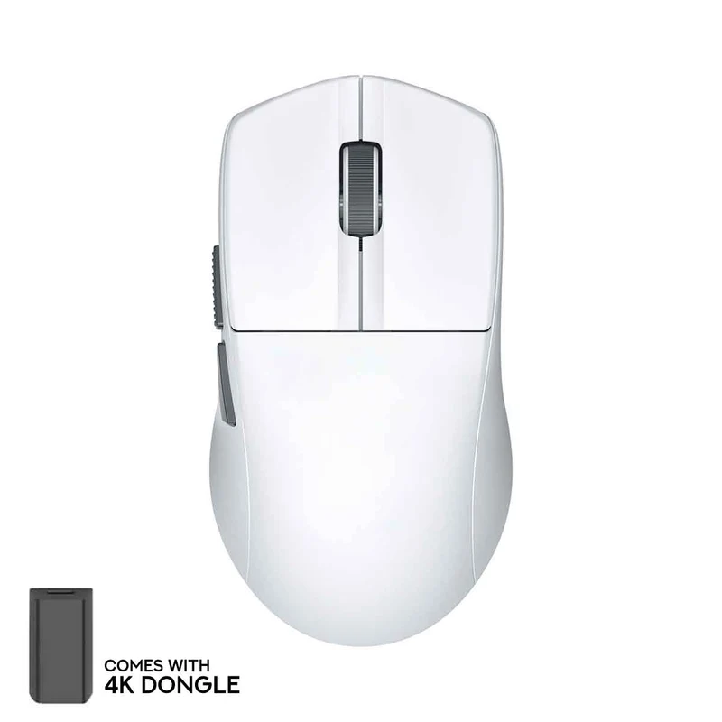 E-Yooso X-44 Pro 4K Lightweight Wireless Gaming Mouse (Black, White)