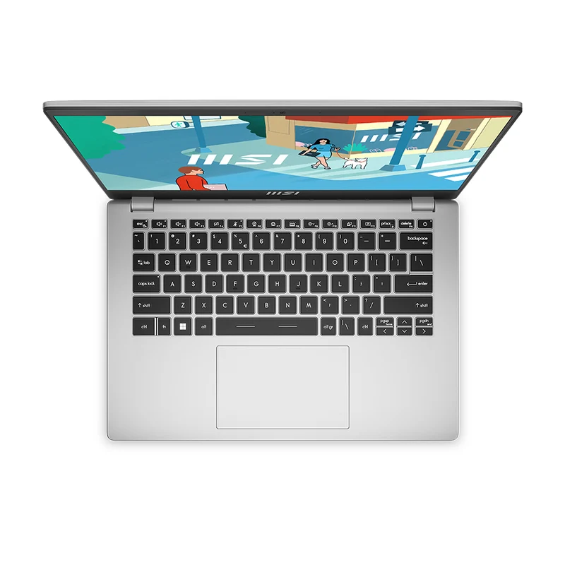 MSI Modern 14 C7M-271PH Laptop (Urban Silver) | 14" FHD (1920x1080) IPS | Ryzen 5 7530U | 16GB RAM | 512GB SSD | RX Vega Graphics | Windows 11 Home | MSI Sleeve Bag GP