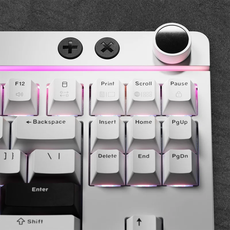 Pulsar XBOARD QS Mechanical Gaming Keyboard with Quick Switching Technology, Win/ Mac Switch Key (White) (PWKXBQSO2)