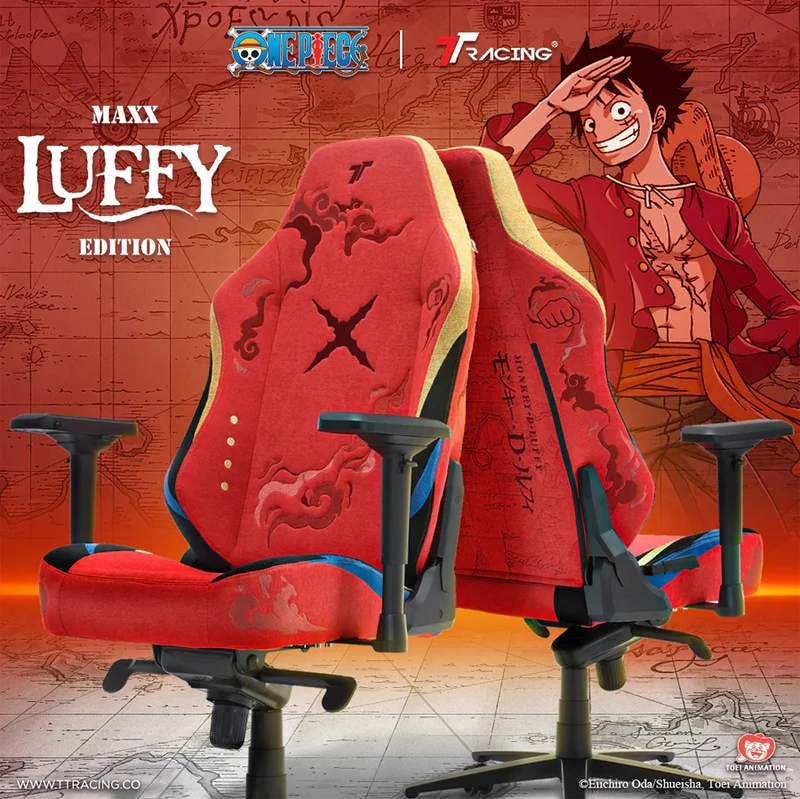 TTRacing Maxx Air Threads Fabric Gaming Chair - Luffy Edition