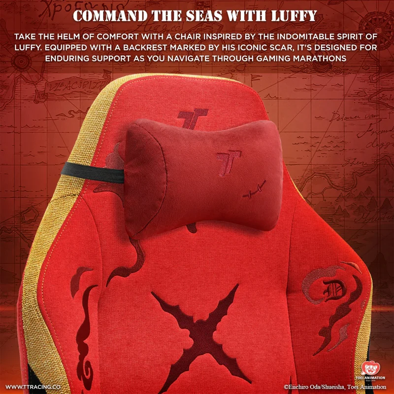 TTRacing Maxx Air Threads Fabric Gaming Chair - Luffy Edition