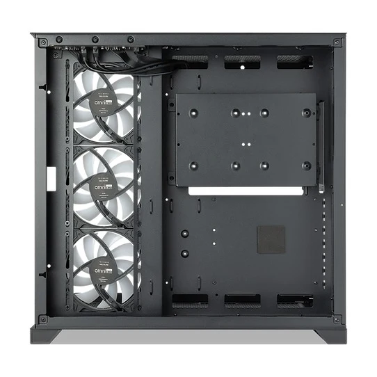 Tecware VXL Evo TG Dual Chamber ATX Case with 4x12cm ARGB Fans (Black)