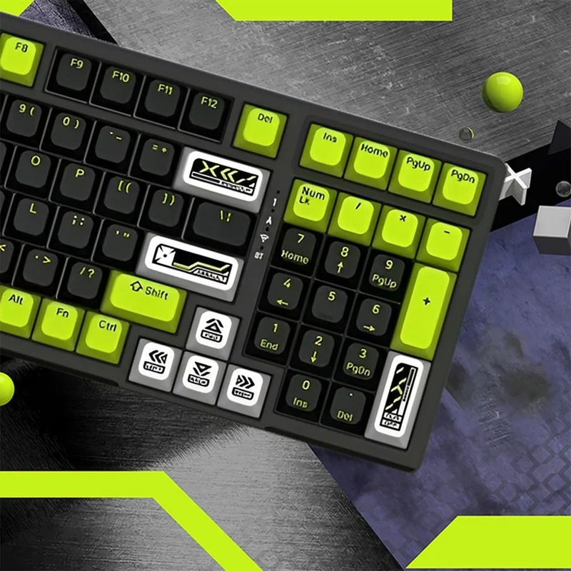 VGN V98 Pro V2 Wireless Gaming Mechanical Keyboard (Genji Numbani) (Ice Cream Pro Switch)