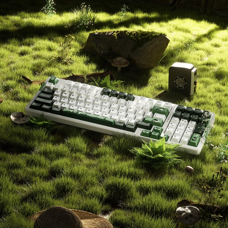 VGN V98 Pro Wireless Gaming Mechanical Keyboard (Blueberry Ice Cream Switch) (Sunset, Forest)