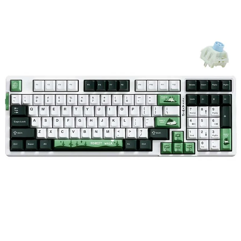 VGN V98 Pro Wireless Gaming Mechanical Keyboard (Blueberry Ice Cream Switch) (Sunset, Forest)