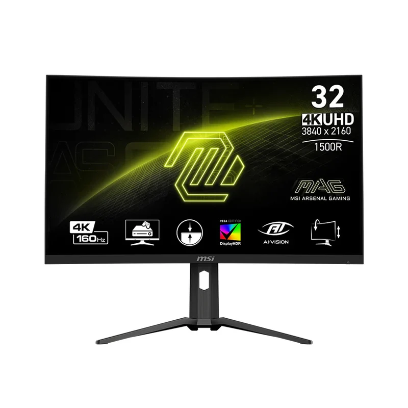 MSI MAG 321CUP 32" 4K UHD (3840x2160) 160Hz 1ms MPRT VA Curved Gaming Monitor