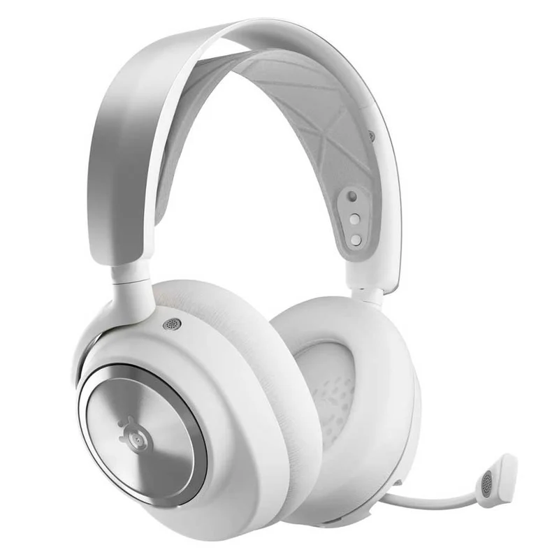 SteelSeries Arctis Nova Pro Wireless High-Fidelity Gaming Audio with Active Noise Cancellation for Xbox (White) (61525)