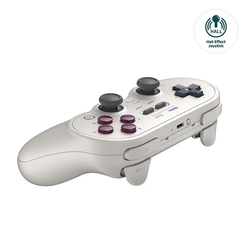 8bitdo Pro 2 Bluetooth Gamepad Hall Edition (Switch/ Windows/ Apple/ MacOS/ Steam) Black, Gray, G Classic(80GJ, 80GL, 80GK)