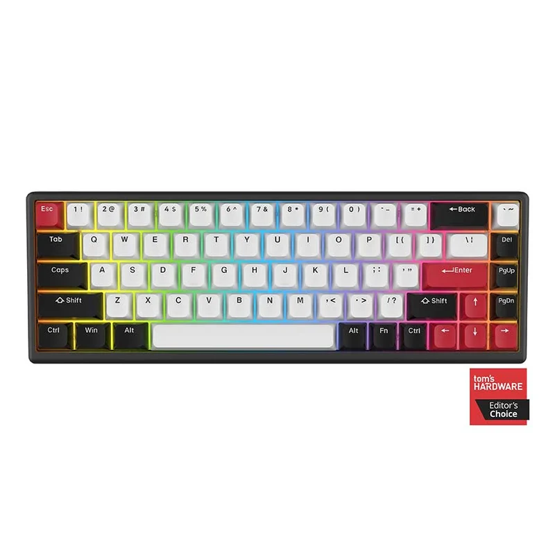Arbiter Studio Polar 65 Magnetic Gaming Keyboard (Ronin Red) (Kuro)