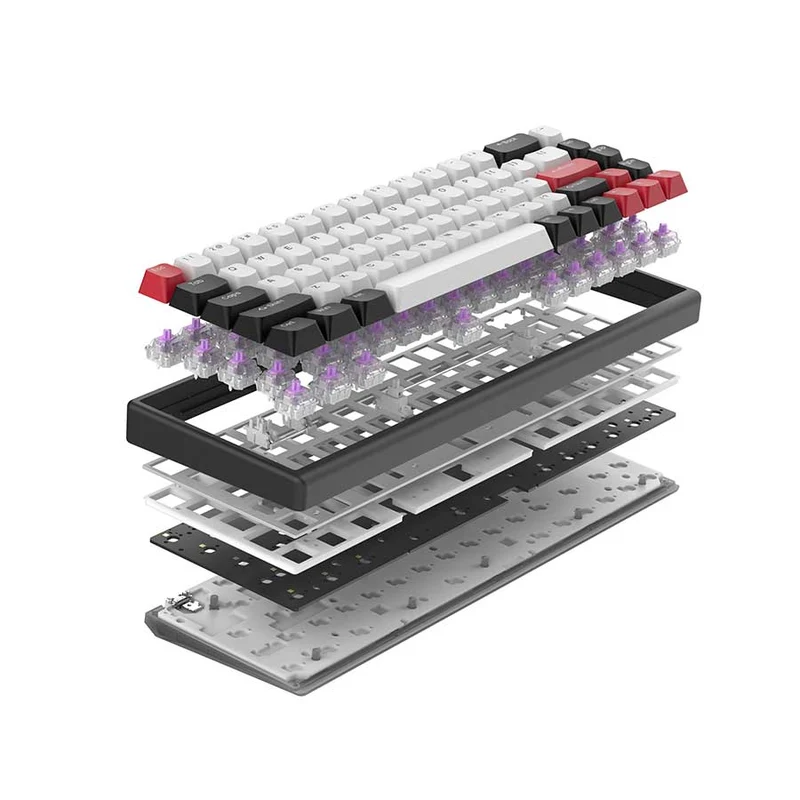 Arbiter Studio Polar 65 Magnetic Gaming Keyboard (Ronin Red) (Kuro)