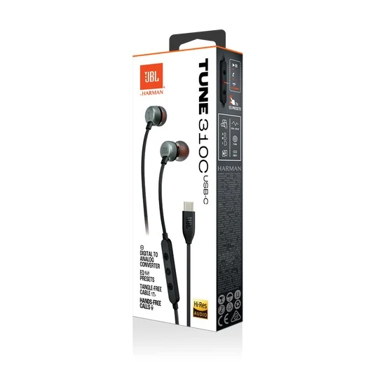 JBL Tune 310C USB-C Wired Hi-Res In-Ear Headphones (Blue, Black, Red, White)