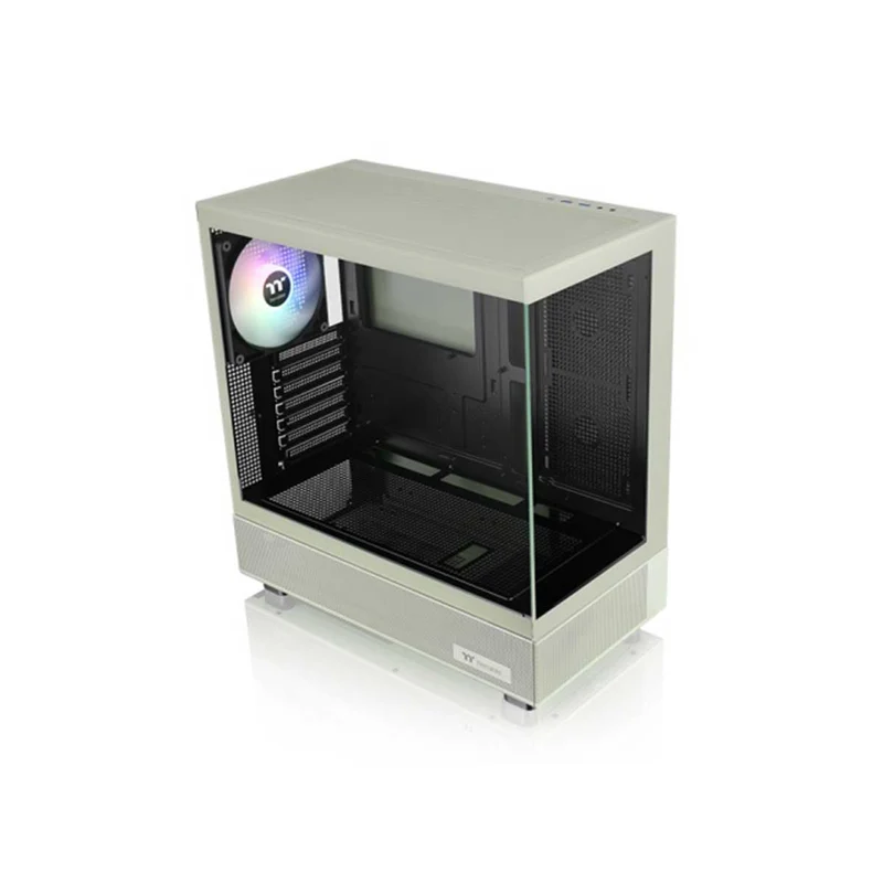Thermaltake View 270 TG ARGB Mid Tower ATX Tempered Glass PC Case (Snow, Black, Matcha Green)
