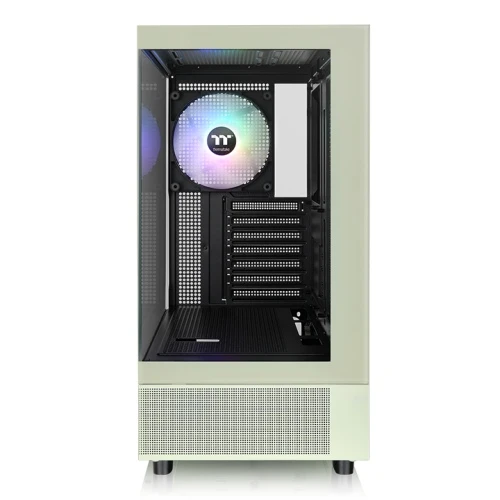 Thermaltake View 270 TG ARGB Mid Tower ATX Tempered Glass PC Case (Snow, Black, Matcha Green)