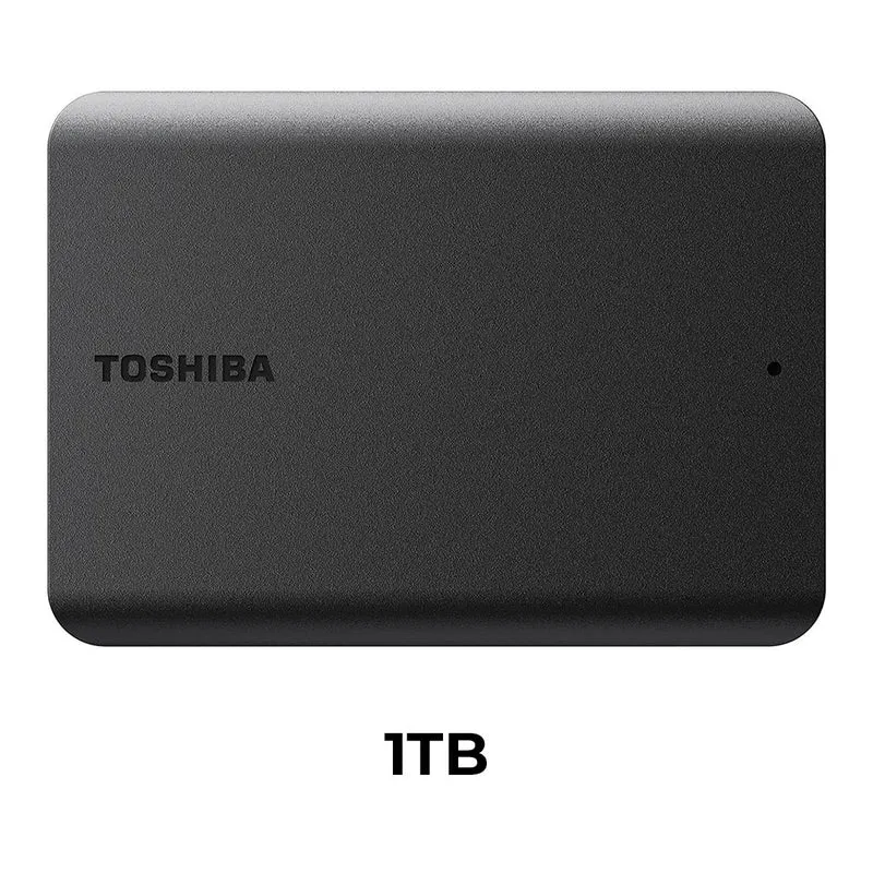 Toshiba Canvio Basics 2.5" USB 3.0 Portable External Hard Drive (Black) (1TB, 2TB, 4TB)