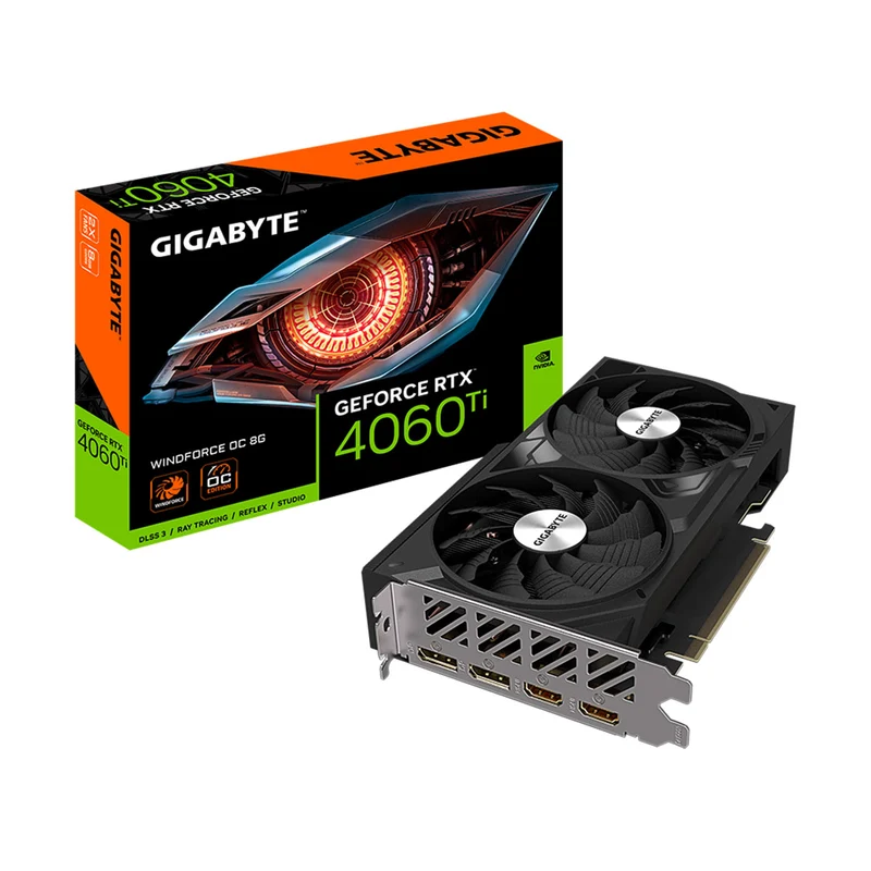Gigabyte Geforce RTX 4060 Ti Windforce OC Edition 8G GDDR6 Graphics Card