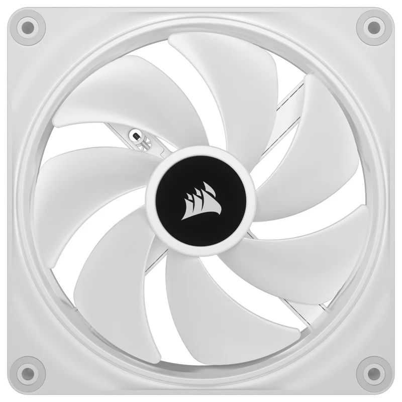 Corsair Icue Link QX140 RGB 140MM PWM PC Fans Starter Kit With Icue Link System Hub (White) (Twin Pack)