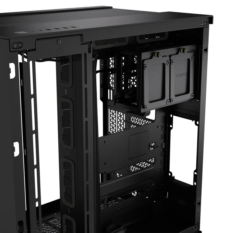 Corsair 6500X Tempered Glass ATX Mid-Tower Dual Chamber PC Case (Black, White)