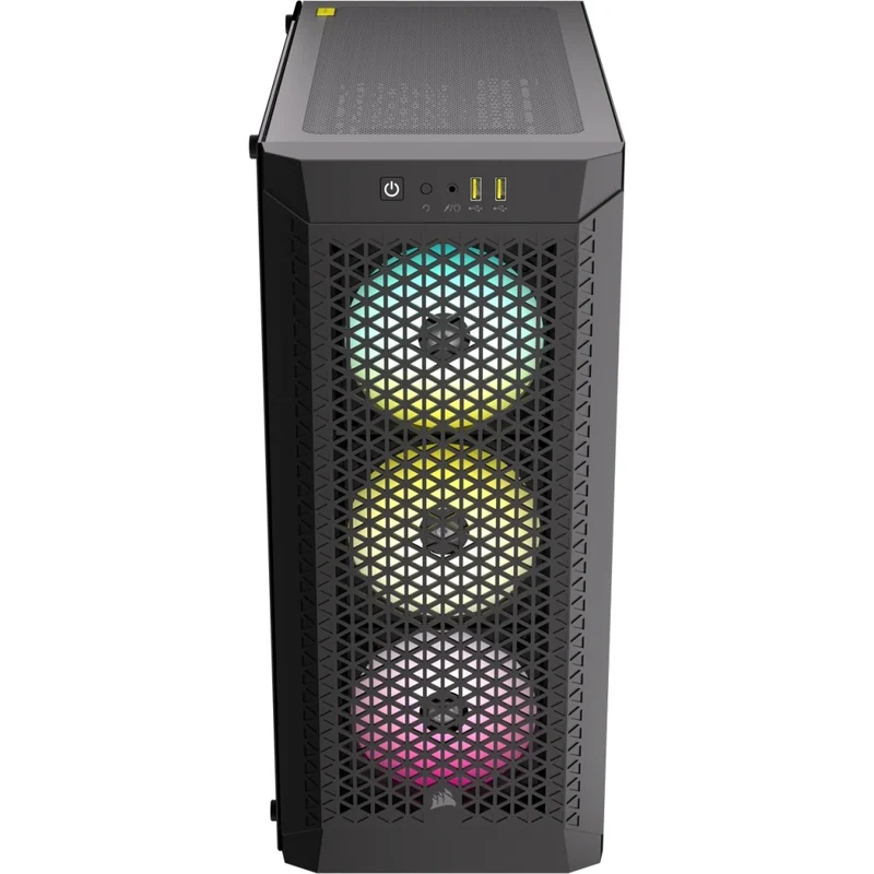 Corsair 480T RGB Airflow Tempered Glass Mid-Tower Case (Black)