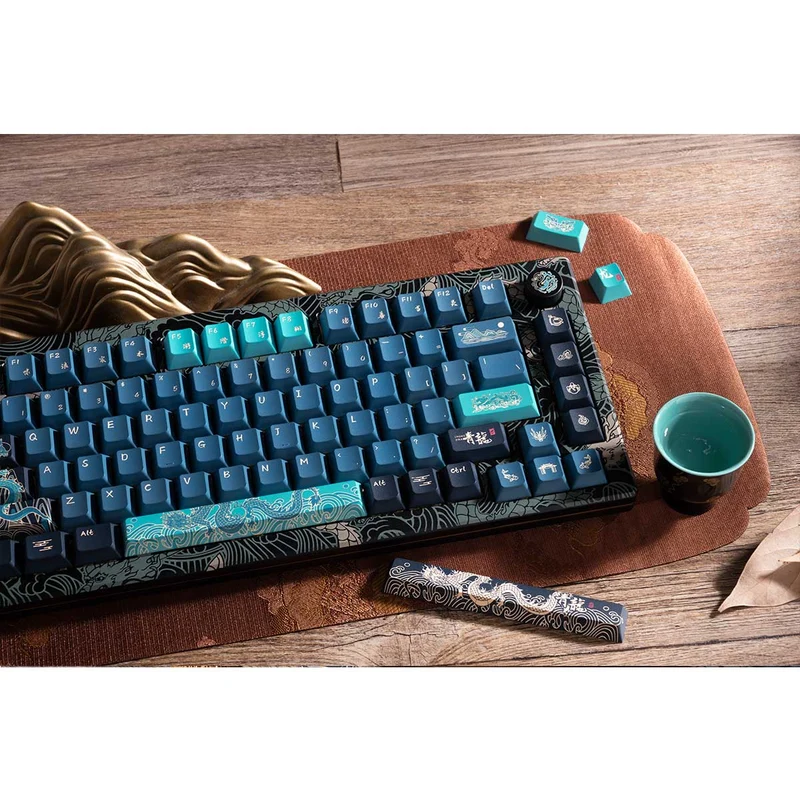 Akko Mod 007 V3 HE Year Of Dragon RGB Mechanical Keyboard (Akko Cream Yellow Magnetic)