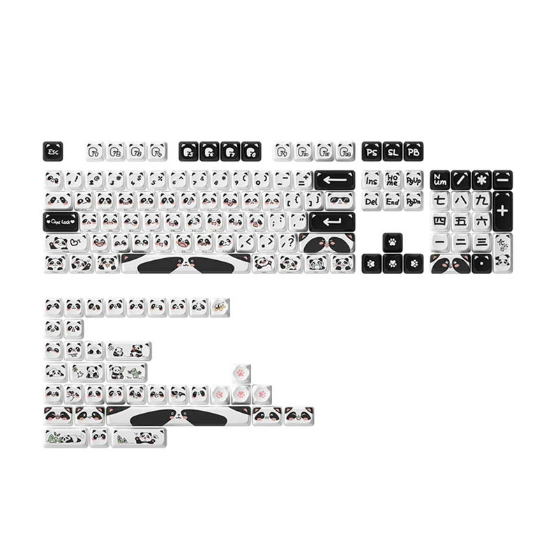 Akko Panda Mao Keycap Set 142 Keys