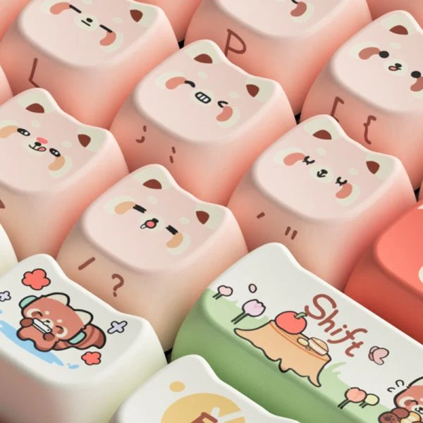 Akko Racoon Mao Keycap Set 142-Keys