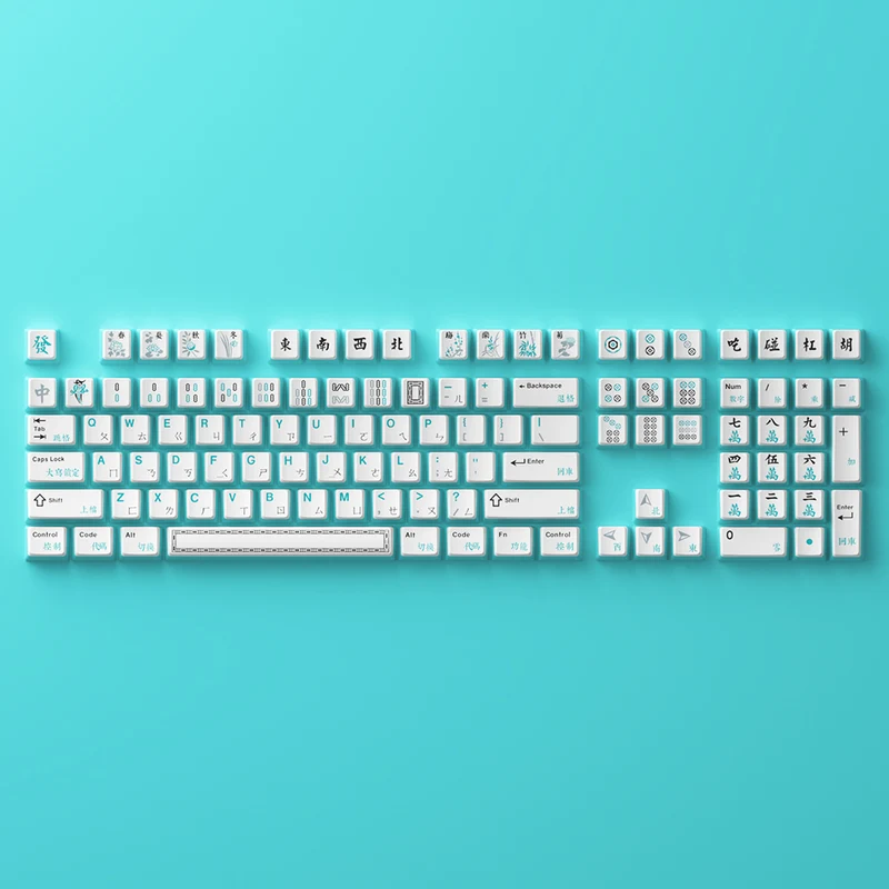 Akko Mahjong Keycap Set 108-Keys