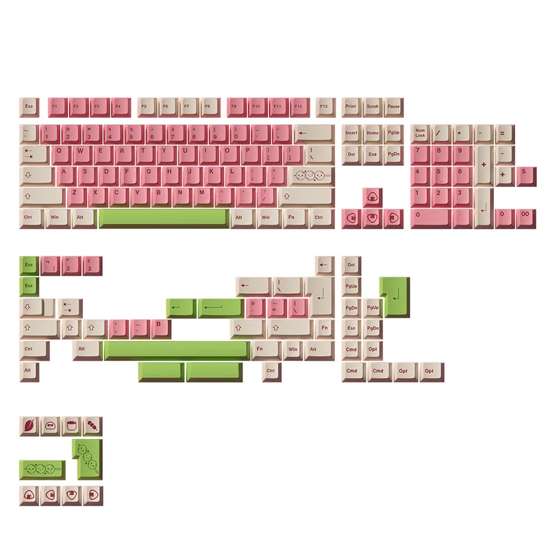 Akko Mochi & Dango Keycap Set 170-Keys