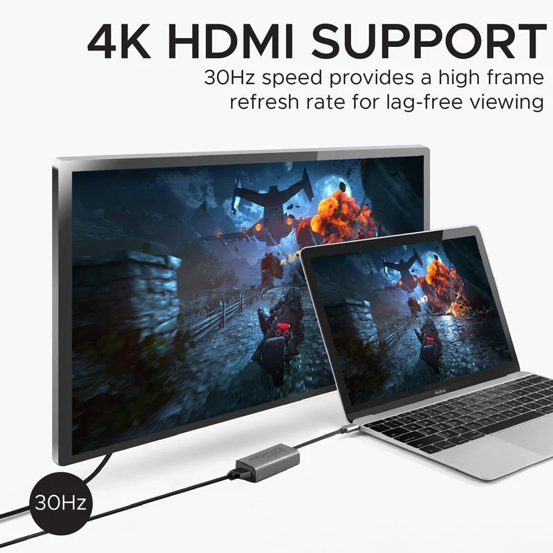 Promate MEDIALINK-H1 High Definition USB-C TO HDMI Adapter 4K UHD
