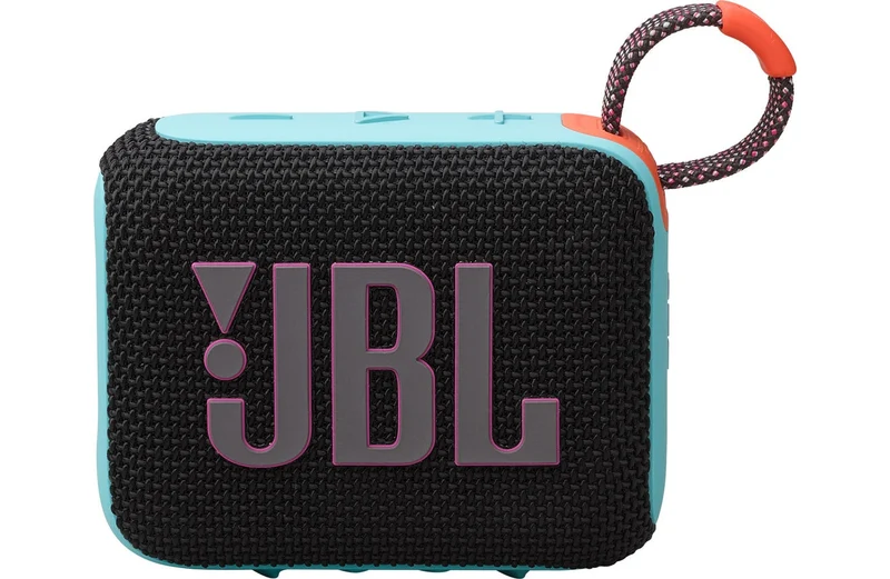 JBL Go 4 Ultra-Portable Bluetooth Speaker (Black, Black Orange, Blue, Pink, Purple, Red, Sand, White, Squad)