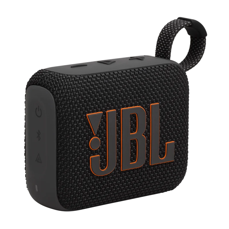 JBL Go 4 Ultra-Portable Bluetooth Speaker (Black, Black Orange, Blue, Pink, Purple, Red, Sand, White, Squad)