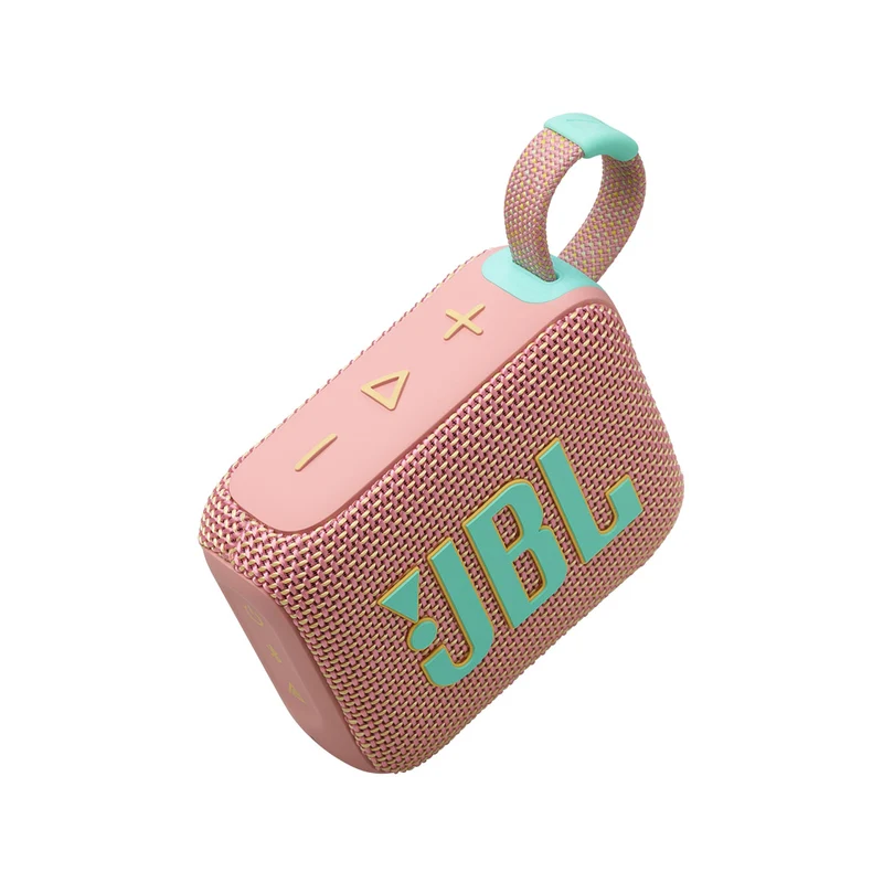 JBL Go 4 Ultra-Portable Bluetooth Speaker (Black, Black Orange, Blue, Pink, Purple, Red, Sand, White, Squad)