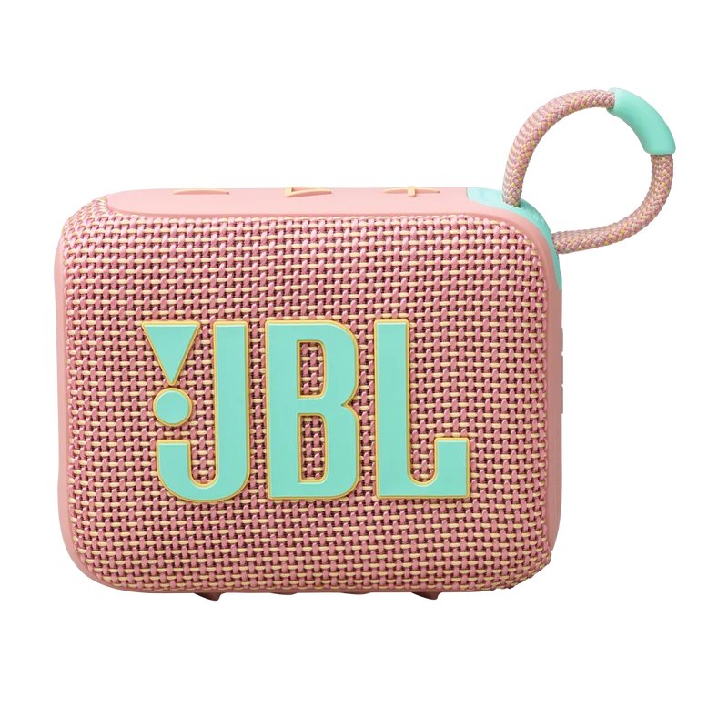 JBL Go 4 Ultra-Portable Bluetooth Speaker (Black, Black Orange, Blue, Pink, Purple, Red, Sand, White, Squad)