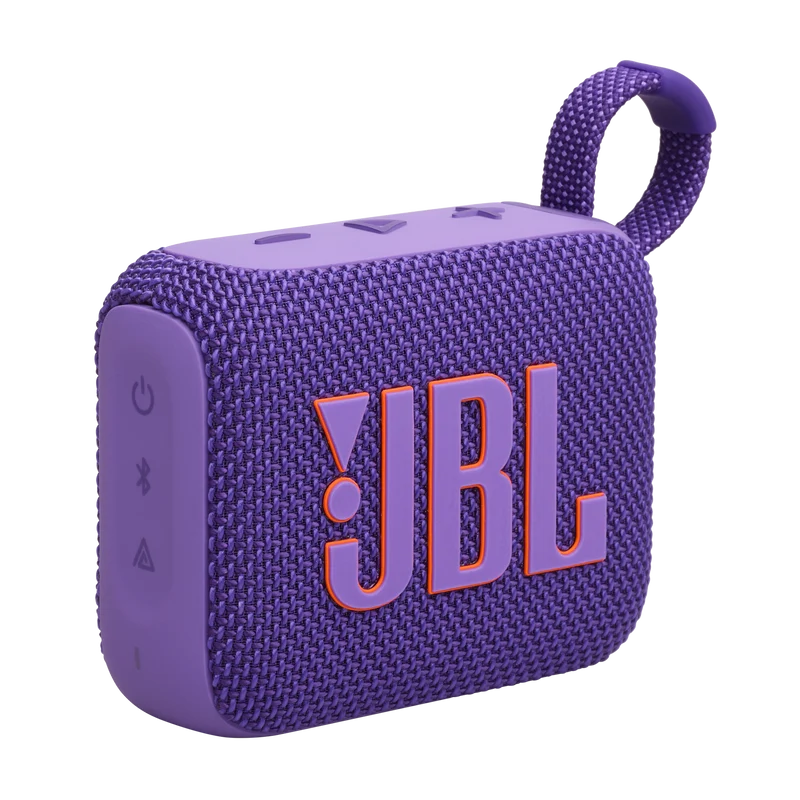 JBL Go 4 Ultra-Portable Bluetooth Speaker (Black, Black Orange, Blue, Pink, Purple, Red, Sand, White, Squad)