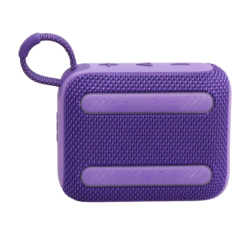 JBL Go 4 Ultra-Portable Bluetooth Speaker (Black, Black Orange, Blue, Pink, Purple, Red, Sand, White, Squad)