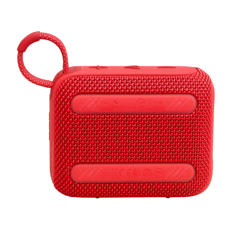 JBL Go 4 Ultra-Portable Bluetooth Speaker (Black, Black Orange, Blue, Pink, Purple, Red, Sand, White, Squad)