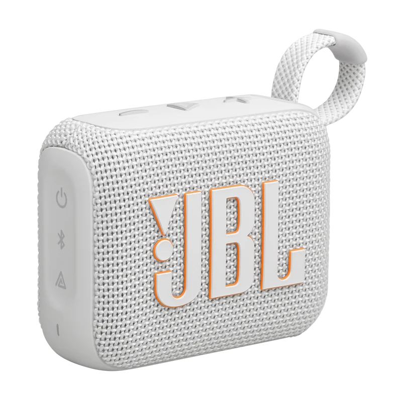 JBL Go 4 Ultra-Portable Bluetooth Speaker (Black, Black Orange, Blue, Pink, Purple, Red, Sand, White, Squad)