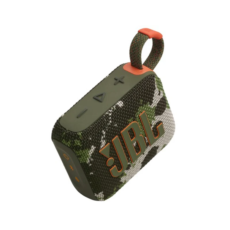 JBL Go 4 Ultra-Portable Bluetooth Speaker (Black, Black Orange, Blue, Pink, Purple, Red, Sand, White, Squad)