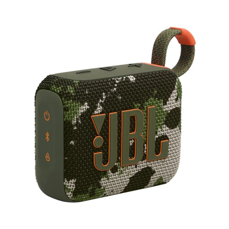JBL Go 4 Ultra-Portable Bluetooth Speaker (Black, Black Orange, Blue, Pink, Purple, Red, Sand, White, Squad)
