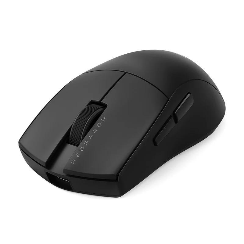 Redragon K1ng Wireless Lite Wired + 2.4GHz Dual Mode Ultra Light-Weight Gaming Mouse (Black, White)
